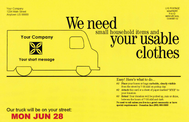 Mercury Mail Postcard